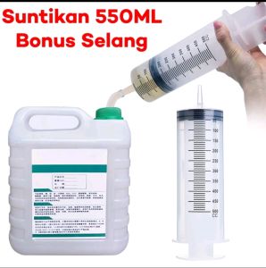 Alat Sedot Oli Air Radiator Alat Semprot Tanaman SUNTIKAN BESAR 550ML LARGE SPUIT SYRINGE 550ml Alat Gurah Mesin Manual TERMASUK SELANG 60 CM