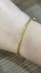 Poh Heng Jewellery 22K Bangle in Yellow Gold [Price By Weight]
