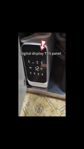 เครื่องจ่ายน้ำแบบออสโมซิสย้อนกลับ - อัตราการไหลสูง 600GPD ไม่ต้องใช้ถัง TDS ขนาดกะทัดรัด อัตราการระบายน้ำ 1:2 น้ำแร่อัลคาไลน์