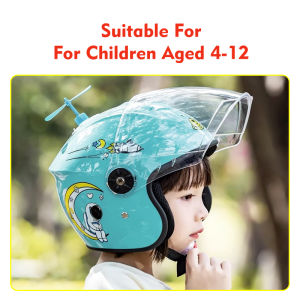 Helmet for Kids Girl Boy 4 to 12 years old Full Face Helmet with Adjustable Straps for Outdoor Riding Cycling
