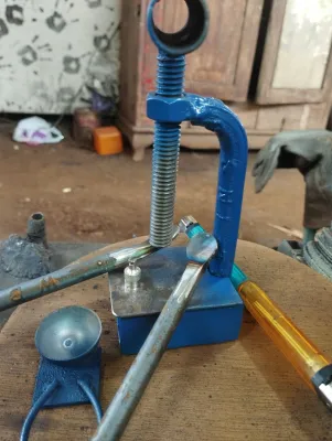 alat tambal ban bakar spiritus mini bonus cukit ban tempat spiritus dan pembuka pentil