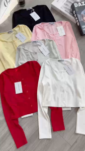 Áo Khoác Cardigan Tay Dài Dáng Ngắn - Tharo Clothing [AO00289]