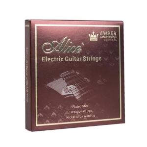 Alice | Bộ Dây Đàn Guitar Điện Alice AWR58 Lõi Lục Giác Bằng Thép Mạ 09-42/10-46 Cuộn Dây Hợp Kim Niken Cho Buổi Hòa Nhạc
