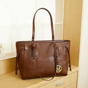 YIMO Tote Bag Womens Large Capacity Commuter Handbag Single Shoulder Bag British Style Casual Handbag