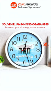 Jam Dinding Plastik 32cm Ogana 8989
