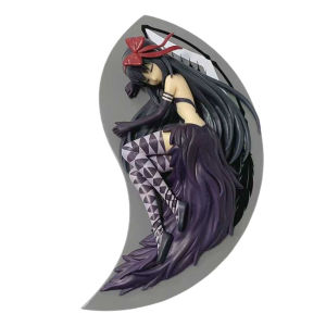 Bandai | Anime Puella Magi Madoka Magica 18cm Akemi Homura Sleeping Position Cartoon Figure PVC Model Desktop Ornaments Toy Holiday Gifts