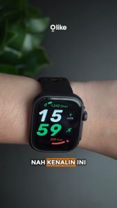 OLIKE FG01 Smartwatch 1.85" Screen Long Live Battery Up To 30-Day Smart Watch Design For Sport Sync Strava with GPS Waterproof 3ATM Health & Sport Monitoring