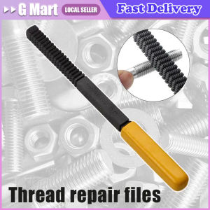 DIY Hand Tools Thread Repair File Metric Thread Restoration Repair File Cleans Damaged Threads 0.75-3 Mm Pitch Metal Hardware