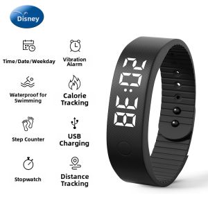 Disney | Vibrating Alarm Smart Waterproof Swimming Bracelet Watch for Junior High Students