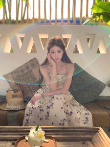 Elegant Floral Embellished Off-Shoulder A-Line Dress Pristine Polyester Fabric All-Season Solid Color Birthday Celebration Dress