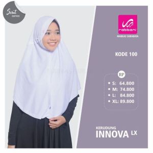 KERUDUNG sekolah RABBANI INNOVA LX PITA TALI TERTUTUP