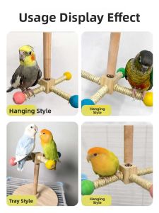 VOA | Interactive Parrot Stand Toy with Rotating Windmill