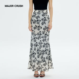 Black Sleeveless Printed Set Dress