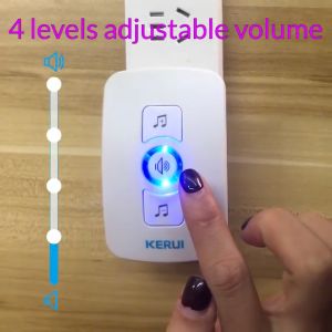 Bel Pintu Wireless KERUI M525 Dengan F50 Waterproof IP55 2 Receiver