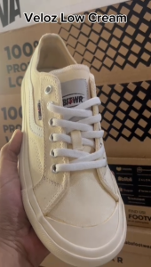 SABA Veloz Krem - Sepatu Snekares Casual Pria Wanita 100% Original - VLZ 43