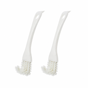 2PCS Kitchen Crevice Cleaning Brush Nylon Bristle Gap Scrubber for Gas Stove Grill Rack Range Hood Sink Mesh Household Tool
