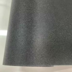 Matte Sparkle Frosted Sanding Glitter Black Vinyl Wrap Film Air Release Self Adhesive Decal Sticker Motorbike Car Wrapping