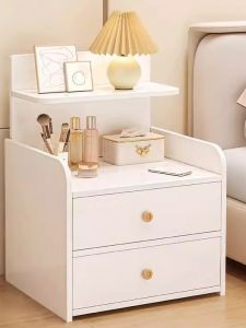 ZHENXUANGE | Modern Minimalist Locked Bedside Cabinet