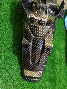 SPAKBOR BELAKANG SCOOPY NEW CARBON ORIGINAL HONDA