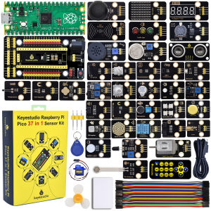 Bộ Cảm Biến Keyestudio Raspberry Pi Pico 42/37/24 Trong 1 Với Lập Trình Python Tương Thích Với Các Khối Lego Cho Các Dự Án RPI Pico