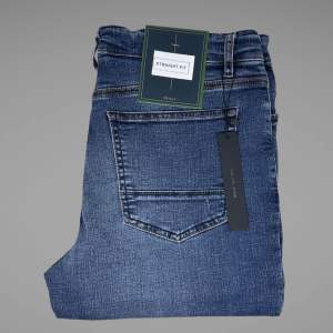 Celana Jeans DESTROY Sobek Pria Bahan Stretch Denim Blue Whipping- Regular