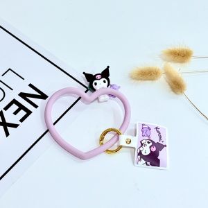 Sanrio | Sanrio Hello Kitty Cinnamoroll Kuromi My Melody Phone Anti-Lost Wrist Strap Chain Keychain Lanyard Cute Cartoon Silicone Pendant