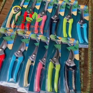 KC11M - kéo cắt cành mũi thẳng dụng cụ làm vườn dài 195mm nhiều màu ( xem trong mô tả )