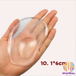 เชิญนวดฝ่าเท้าของคุณ ซิลิโคนเจลใส สําหรับใส่รองเท้า (1คู่) สำหรับความปลอดภัยและความสวยงาม