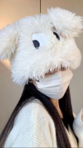 Topi Bulu B-3 Wol Karakter Kartun Lucu Gaya Korea untuk Musim Dingin