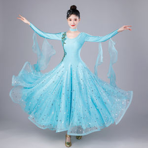 Modern Dance National Standard New Arrival Dance Dress Show Performance Clothes Ballroom Dance Waltz Dress Modern Dance Competition