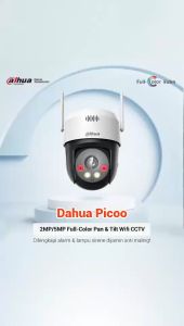 DAHUA PICOO A2 5MP FREE MICRO SD MEMORI 32GB/64GB/128GB OUTDOOR WIFI CAM FULLCOLOR PTZ 360 DH-P5AE-PV - ORIGINAL DAHUA