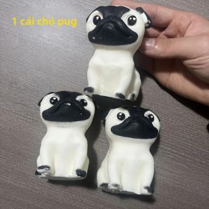 Squishy Puppy Bulldog Pug Bóp Đồ Chơi Kẹp Mềm Pop Fidget Cho Trẻ Em Trang Trí Văn Phòng Quà Tặng Giải Trí Động Vật Theo Chủ Đề Thuốc Giảm Căng Thẳng