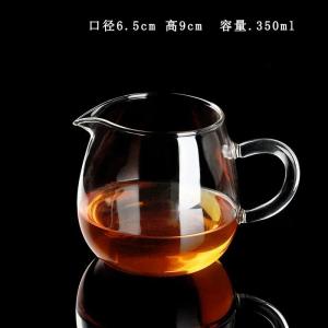 Thickened Glass Public Cup Gongfu Tea Set Heat Resistant Handmade Pure Manual Made for Ming Fire Restaurant Utensils