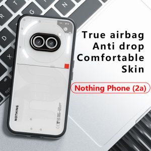 Case for Nothing Phone (2a) Nothing Phone (2) Nothing Phone (2a) Plus Matte Back Cover Anti-fingerprint Anti-four Corners Built-in Safety Pads Anti-drop Anti-collision Anti-shock Protective Case Cover