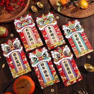 Creative Snake Year 2025 New Year Red Envelope Bags Spring Festival Adorable New Year Lucky Money Envelope General Small Red Envelope