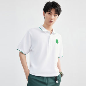 Mens Short Sleeve Polo Shirt Summer New Style Versatile Sport Casual T-shirt Breathable Pure Cotton Standard Fit Modern Style