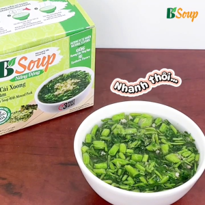1 hộp/ 5 viên B Food Viên Canh Sấy Thăng Hoa Cải Xoong Thịt Bằm - Thực Phẩm Ăn Liền Tiện Lợi