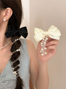 ริบบิ้นรัดผมรูปผีเสื้อสไตล์เกาหลีสำหรับผู้หญิง ริบบิ้นรัดผมหางม้า ริบบิ้นรัดผมทรงพอง ริบบิ้นรัดผมสไตล์เกาหลี ริบบิ้นรัดผมแบบใหม่ปี 2025