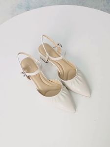 Reddragonfly | Pointed Toe Platform High Heel Leather Womens Sandals