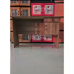 MEJA KANTOR MEJA TULIS MEJA KERJA SETENGAH BIRO 120CM MT120 [PARBUB]