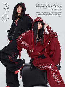 CBXLAB | Gothic Future Style Thorn Lettering Streetwear Set
