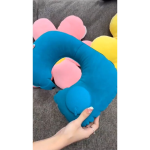 G6 Gối kê cổ chữ u  cao cấp Gối chữ u bơm hơi ngủ văn phòng du lịch gấp gọn tiện dụng GA625