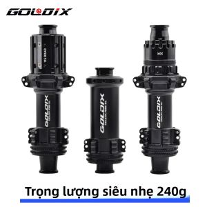 Đùm Xe Đạp Đường Trường GOLDIX 180SL Siêu Nhẹ 240g Khóa Trung Tâm Đĩa 24 Lỗ Ratchet 36T Thẳng Dành Cho Xe Đạp Gravel Tương Thích Với Shimano SRAM
