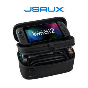 JSAUX Nintendo Switch 2 Travel Storage Bag Carrying Case Switch2 Portable Shockproof Hard Shell Protective Cover