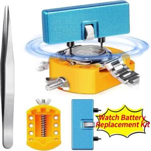 Watch Battery Replacement Kit Wrench Back Remover For Rotate Open Cover Case Opener Watch With Watch Back Maintenance Remover
