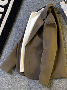 LIIEN NOOS | Áo Khoác Suit Phong Cách Retro Mỹ Thoáng Mát Đa Năng