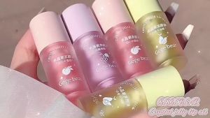 Lip Essence Jelly Lip Oil Moisturizing Shiny Shimmer Plump Lip Gloss Lip Gloss Moisturizing Anti-Wrinkle Lip Balm Waterproof Anti-Wrinkle Repair Nourishing Chapped Lips Lip Care Hydration Relieves Dryness And Fades Lip Lines Water Gloss Lip Large Brushhe