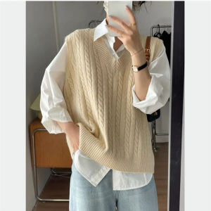 HUOLISI | Knit Vest Autumn Winter Top