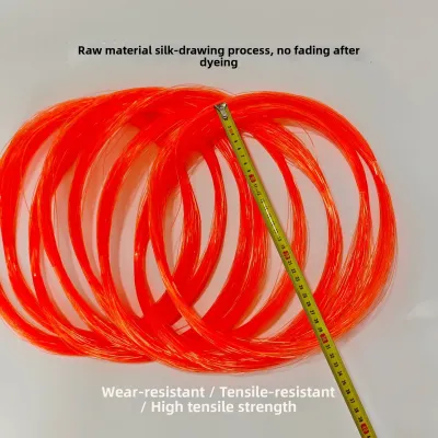 Glowing Orange Nylon Fishing Line 500m