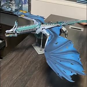 Bộ Mô Hình Lắp Ráp Rồng Drogon Và Viserion - Đồ Chơi Lắp Ráp Mô Hình Nhân Vật Hành Động Phim Hoạt Hình Dành Cho Trẻ Em Làm Quà Tặng